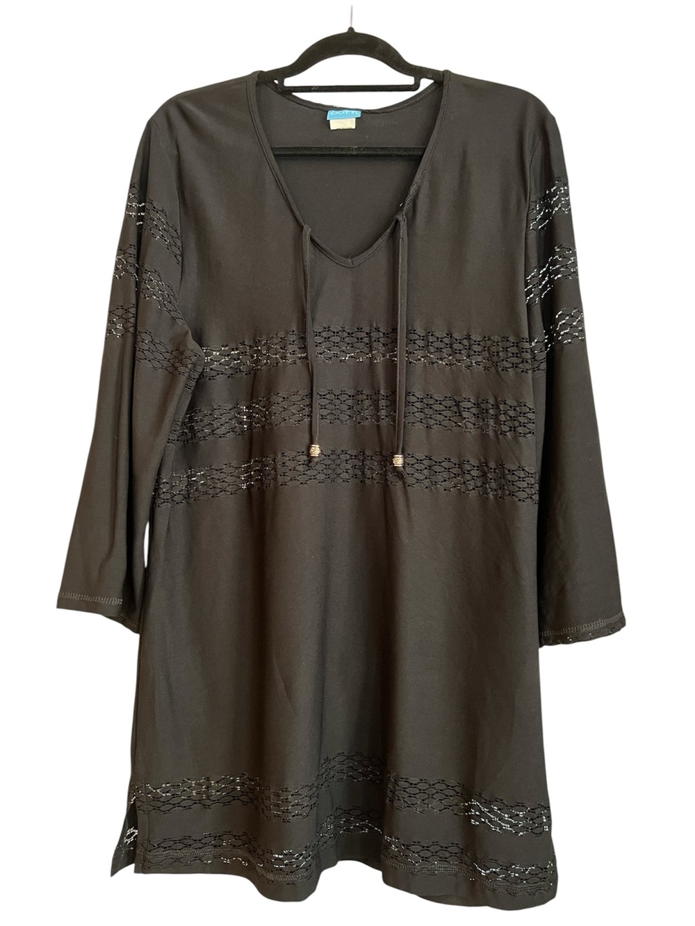Dotti Long Sleeve Bathing Suit Cover-Up Size Large